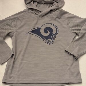 Rams Gray Team Apparel Athletic Hoodie